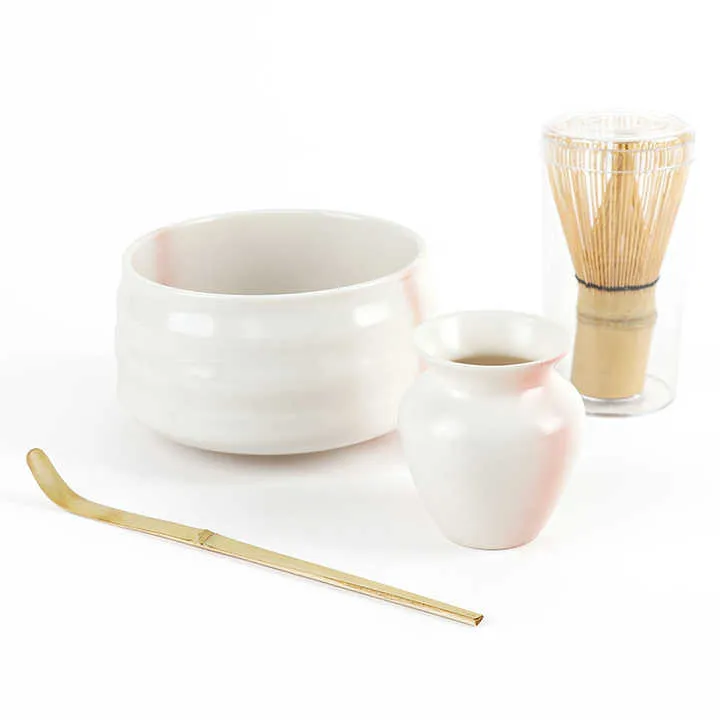 هدايا شاي الماتشا الأخضر الوردي ,Pink Matcha Green Tea Gifts