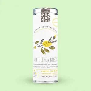 6- Bag Tin: White Lemon Ginger