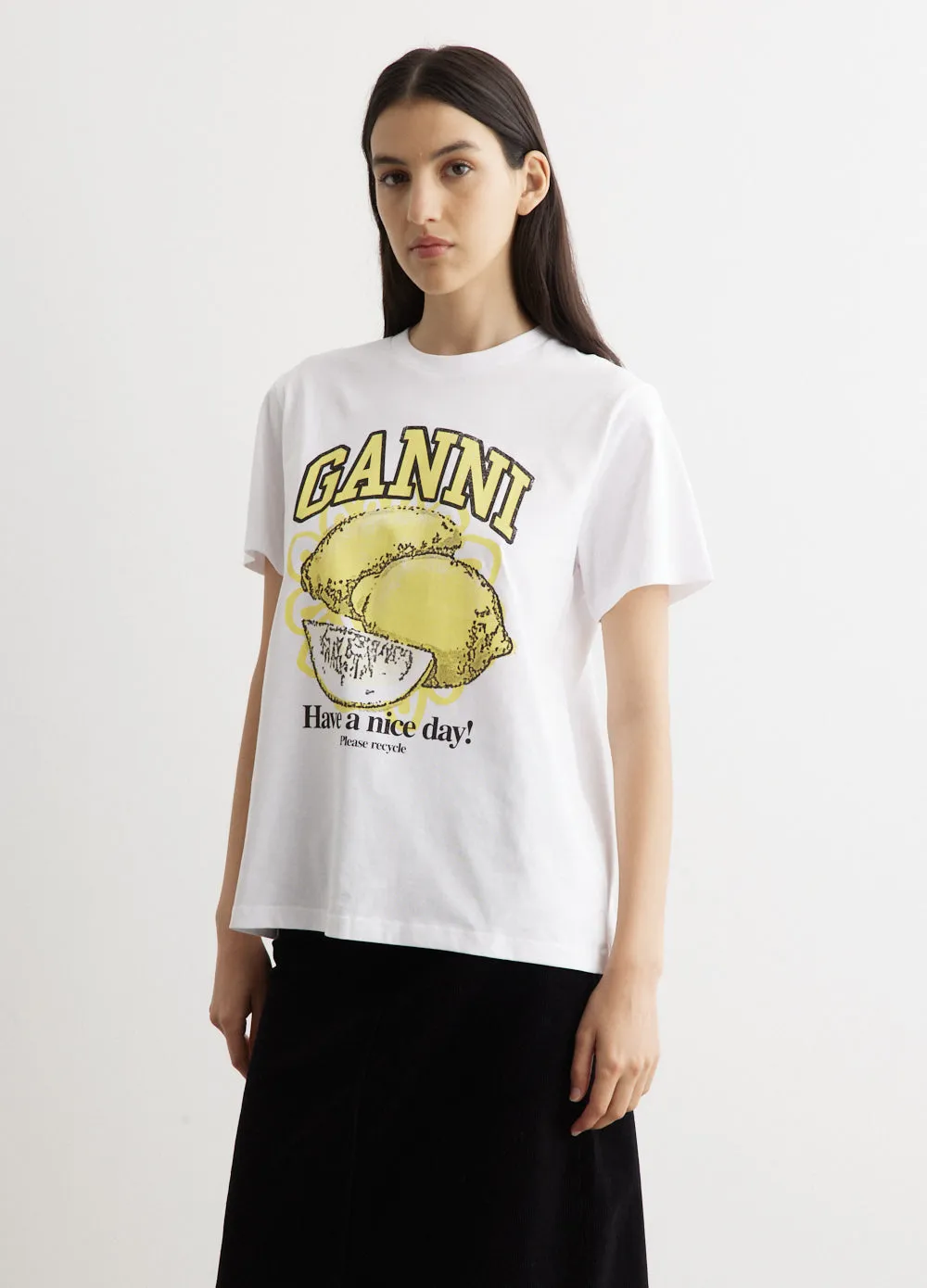 Basic Jersey Lemon T-Shirt