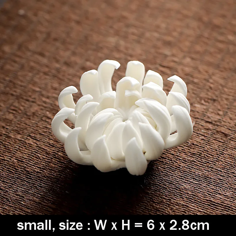 Chrysanthemum Ceramic Incense Burner