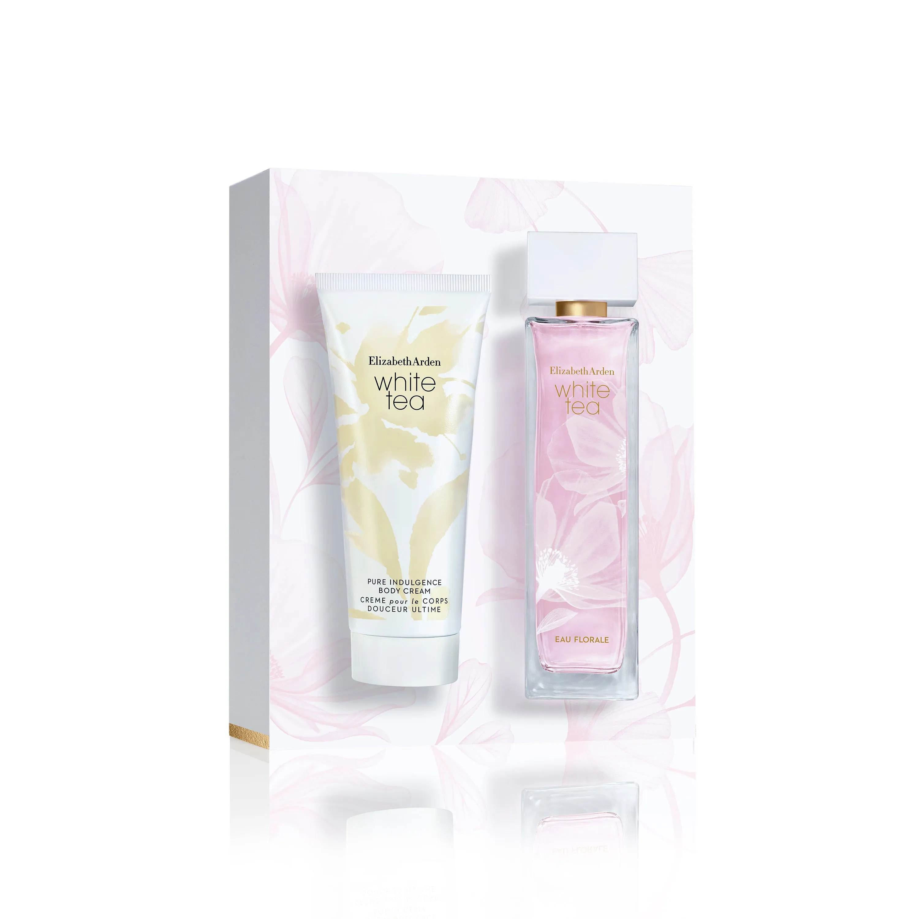 Coffret White Tea Eau Florale Eau de toilette 100ml, Spray Vaporisateur, Crème Corps