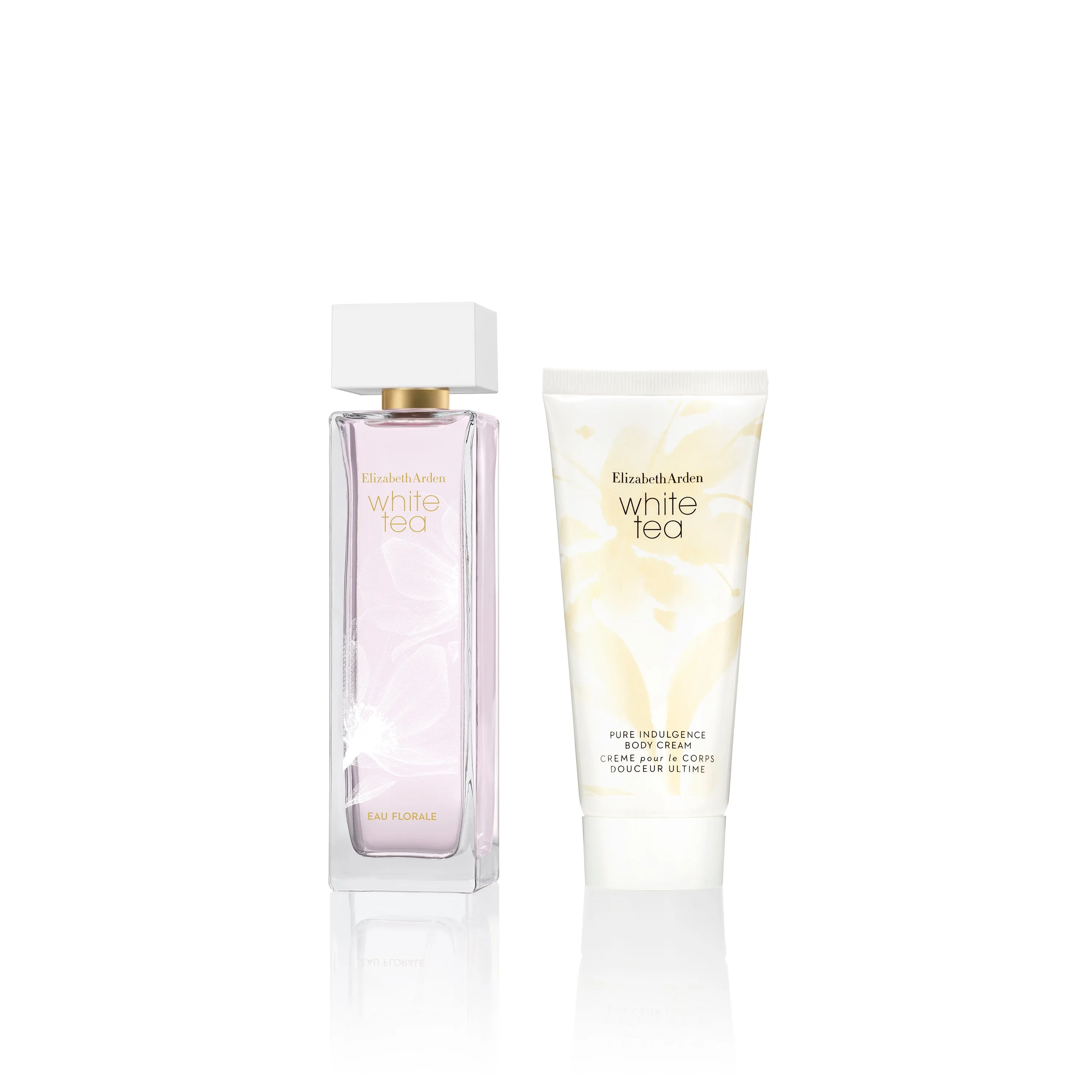 Coffret White Tea Eau Florale Eau de toilette 100ml, Spray Vaporisateur, Crème Corps