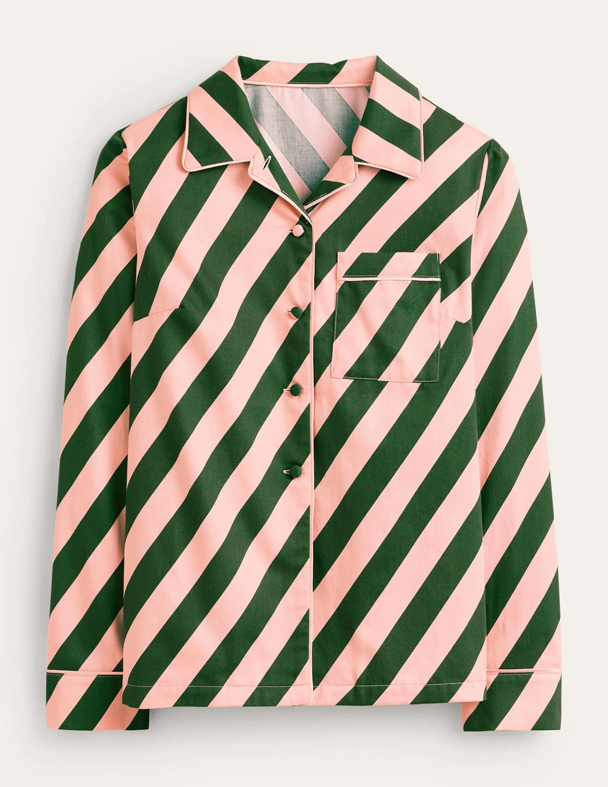 Cotton Sateen Pyjama Shirt-Ceylon Yellow, Tiger