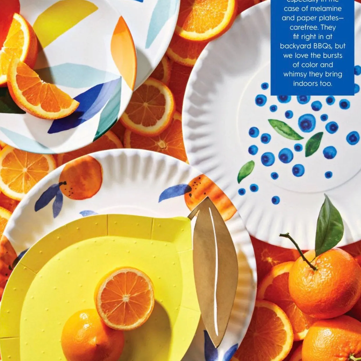 Fantastical Fruit Melamine Plate Set (9 inch)