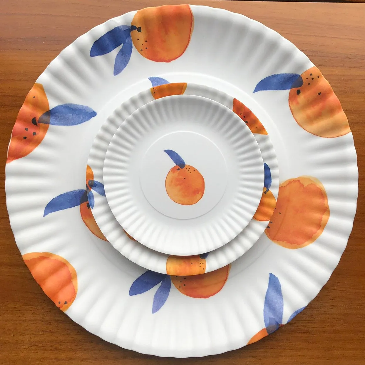 Fantastical Fruit Melamine Plate Set (9 inch)