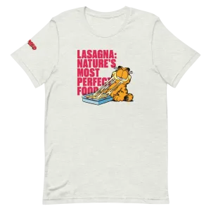 Garfield Lasagna Adult Short Sleeve T-Shirt