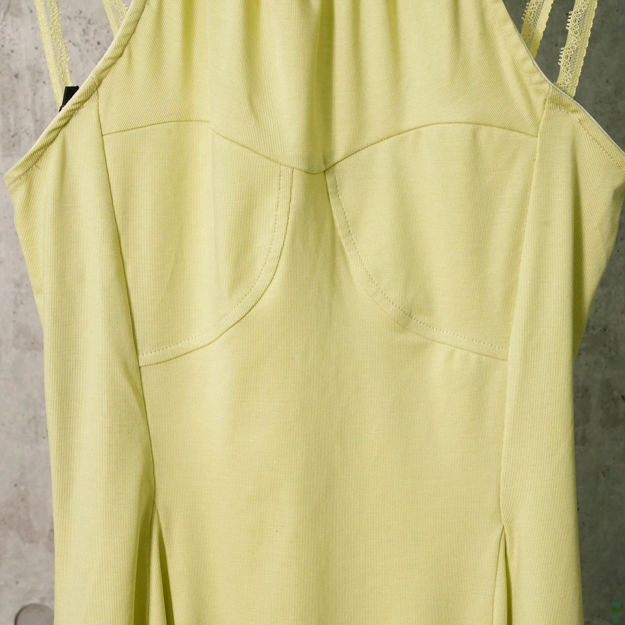 HALTER NECK GATHERED TOP / GINGER