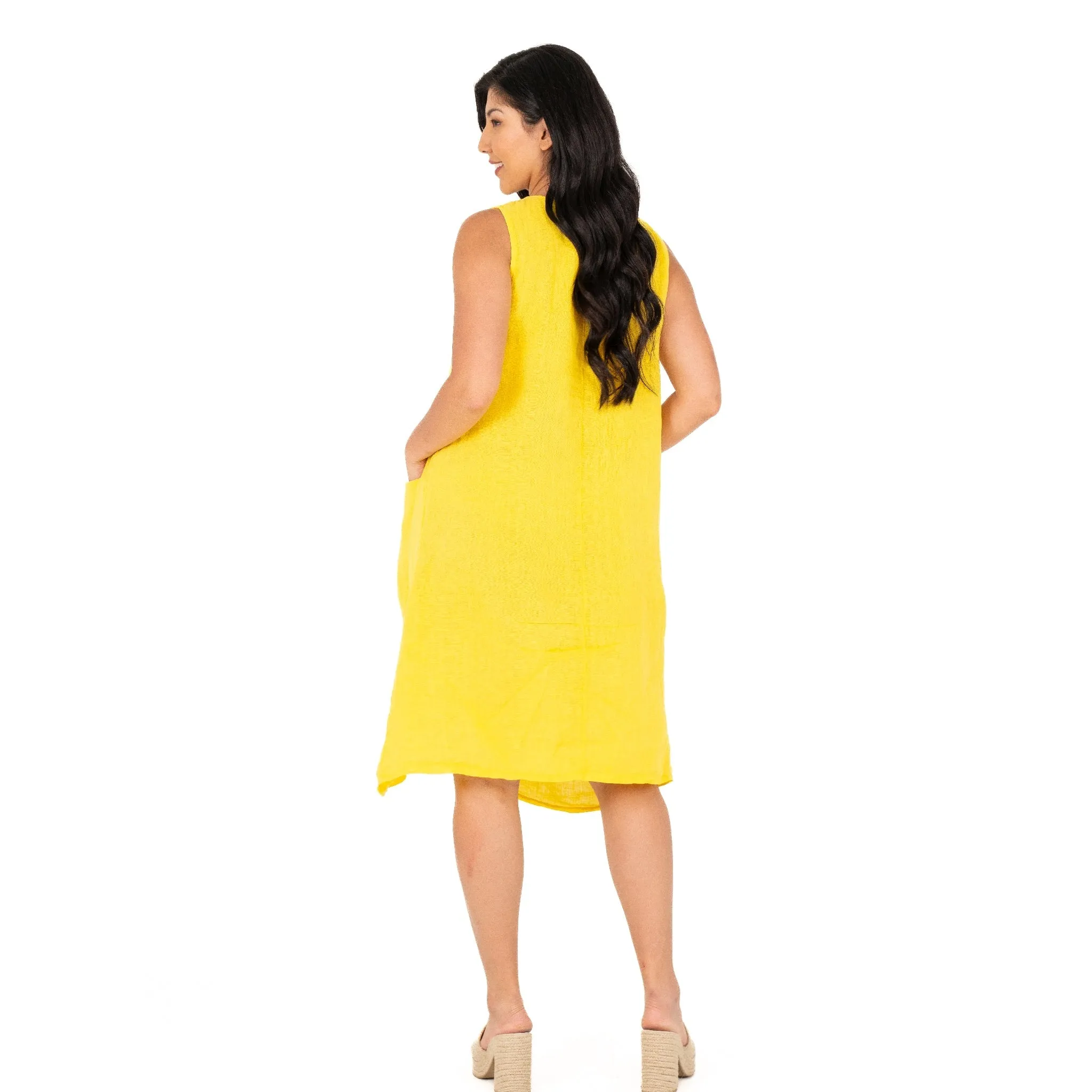 M Made in Italy  Women's Woven Dress