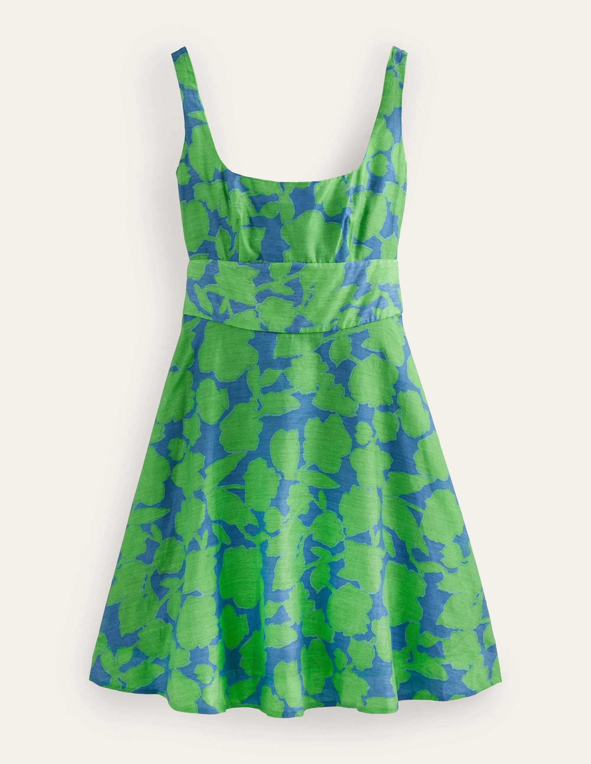 Organza Mini Dress-Jasmine Green, Windsor Bloom
