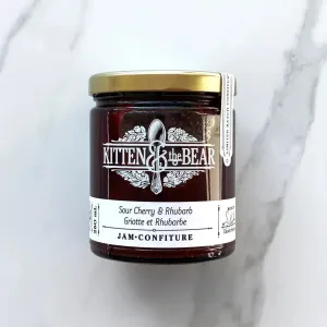 Rhubarb & Sour Cherry Jam