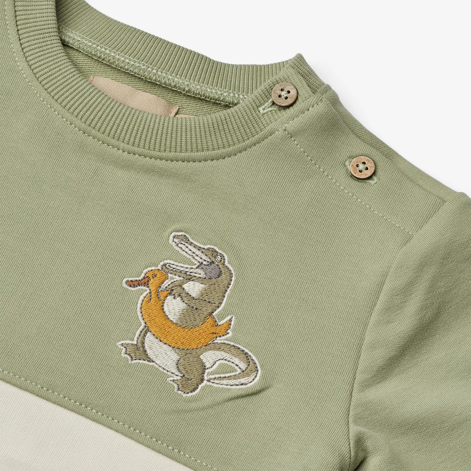 Sweatshirt Carly - green tea