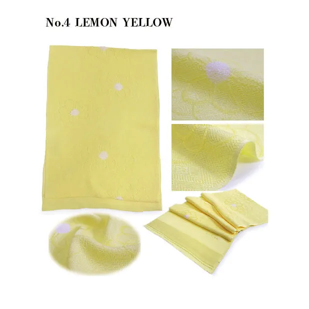 Tango Chirimen Crepe Silk Obiage;Obi Bastle -Flower Pattern