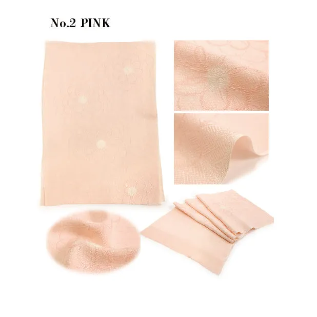 Tango Chirimen Crepe Silk Obiage;Obi Bastle -Flower Pattern