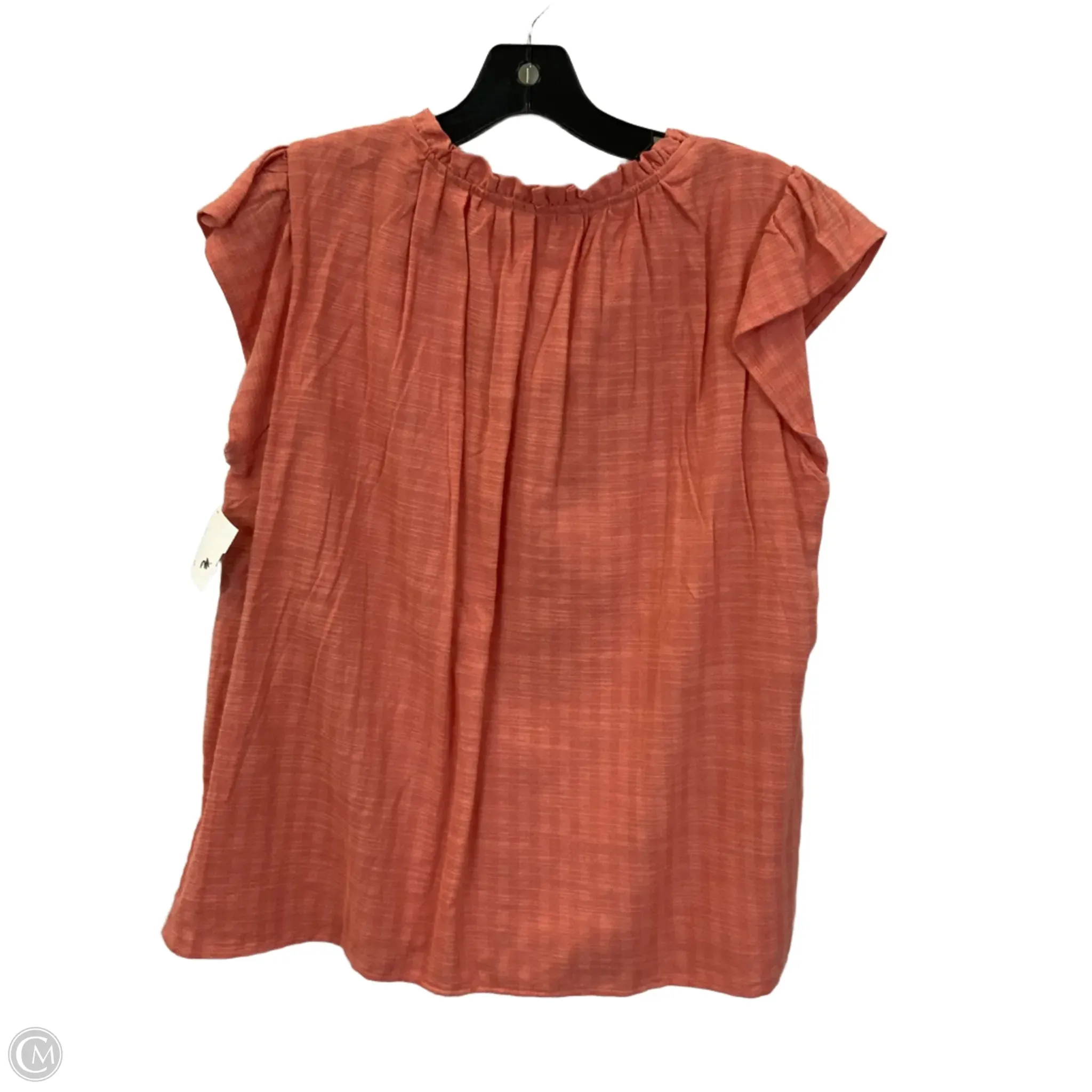 Top Sleeveless By Tea N Rose In Orange, Size: M